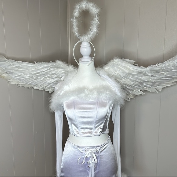 NWT Dolls Kill Sent from Heaven Angel Costume - Picture 3 of 7